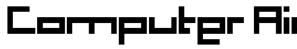 Computer Aid font preview